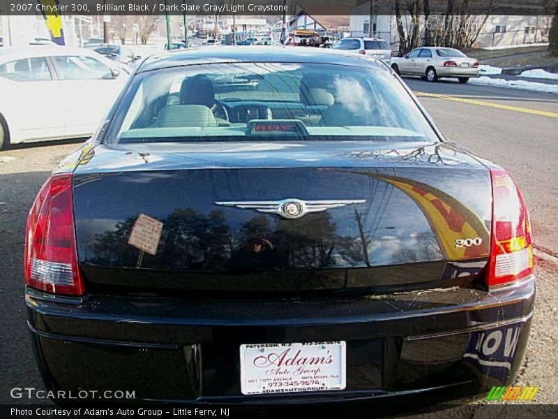 Brilliant Black / Dark Slate Gray/Light Graystone 2007 Chrysler 300