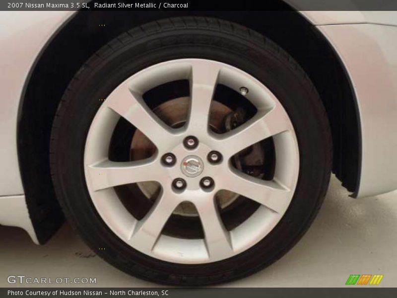 Radiant Silver Metallic / Charcoal 2007 Nissan Maxima 3.5 SL