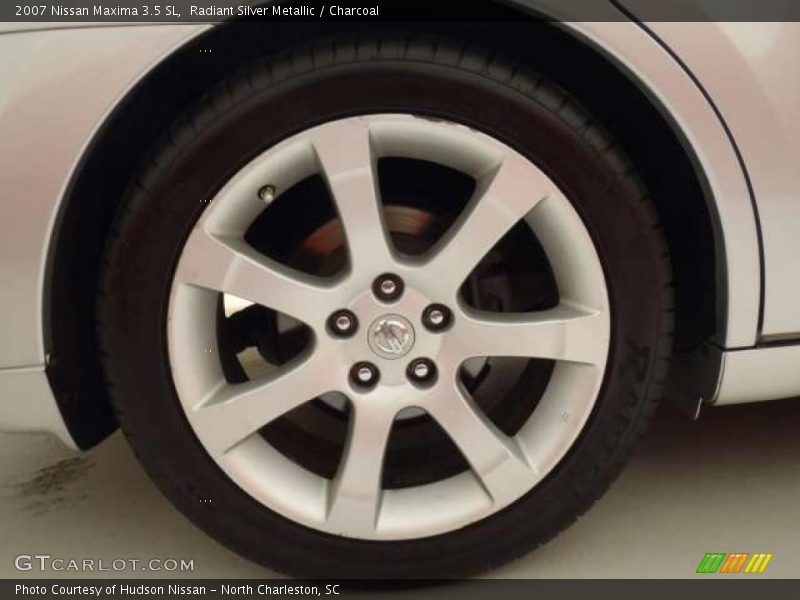 Radiant Silver Metallic / Charcoal 2007 Nissan Maxima 3.5 SL