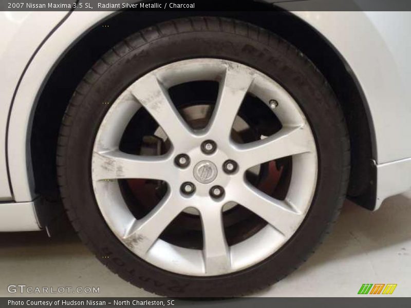Radiant Silver Metallic / Charcoal 2007 Nissan Maxima 3.5 SL