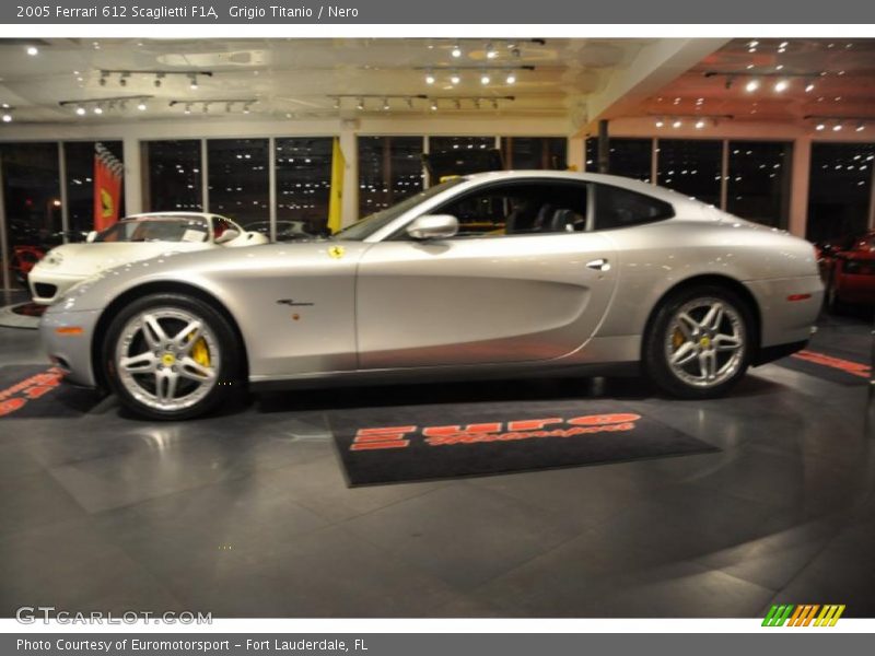 Grigio Titanio / Nero 2005 Ferrari 612 Scaglietti F1A