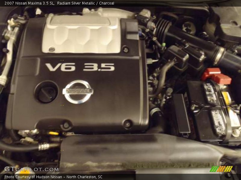 Radiant Silver Metallic / Charcoal 2007 Nissan Maxima 3.5 SL
