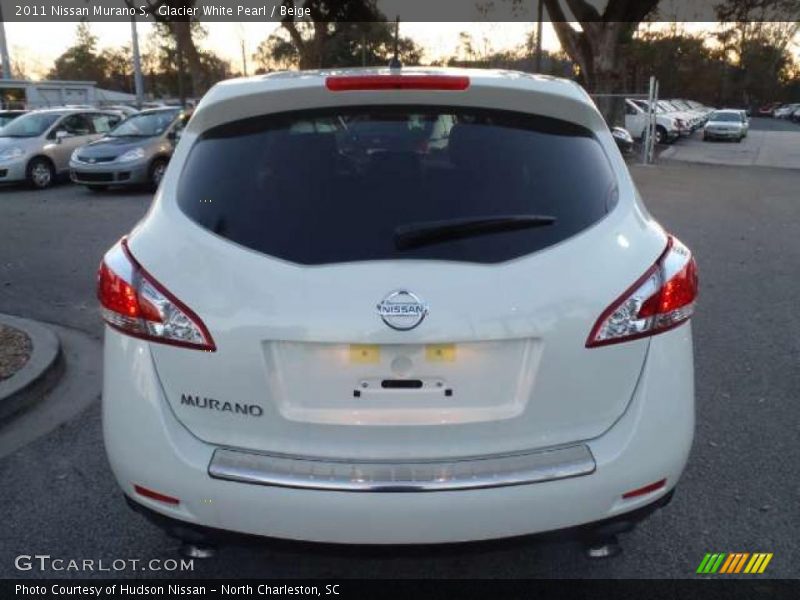 Glacier White Pearl / Beige 2011 Nissan Murano S