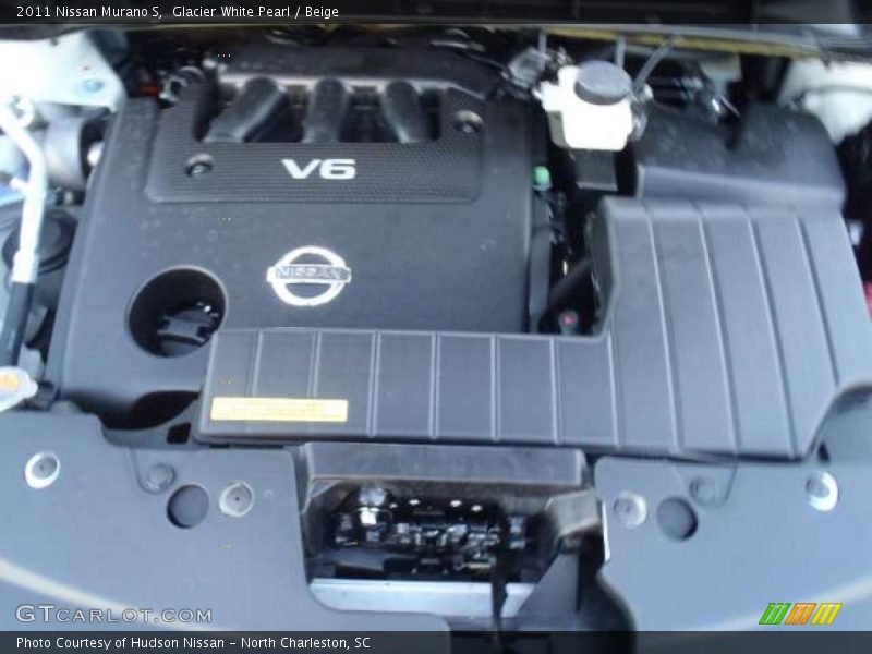 Glacier White Pearl / Beige 2011 Nissan Murano S