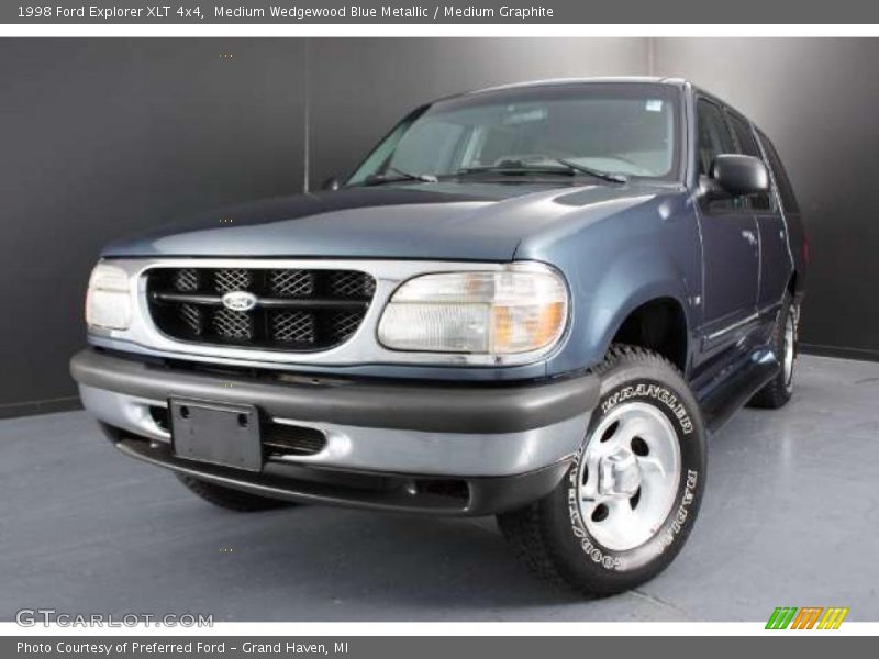 Medium Wedgewood Blue Metallic / Medium Graphite 1998 Ford Explorer XLT 4x4