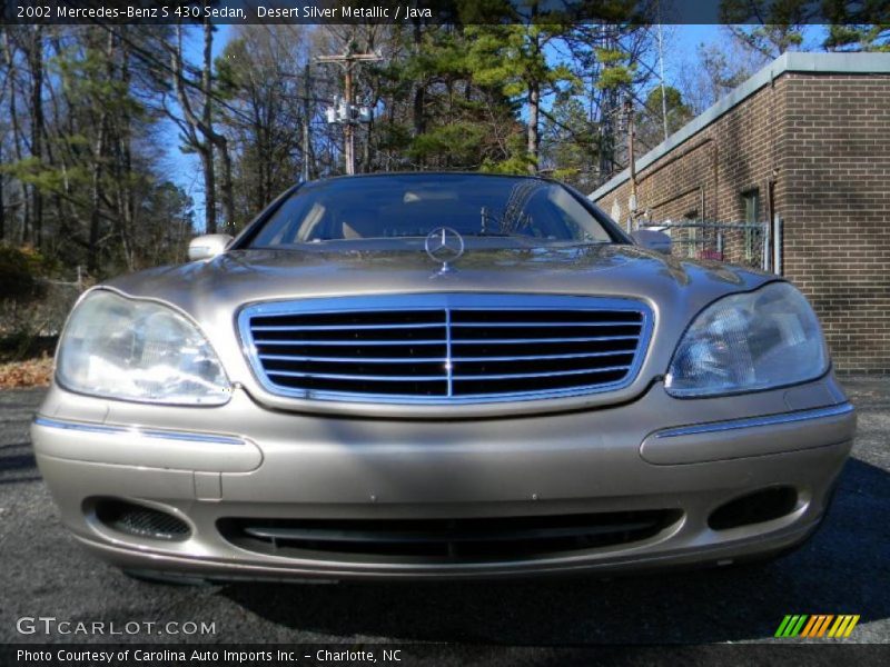 Desert Silver Metallic / Java 2002 Mercedes-Benz S 430 Sedan