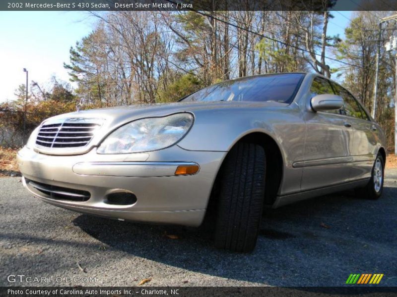 Desert Silver Metallic / Java 2002 Mercedes-Benz S 430 Sedan