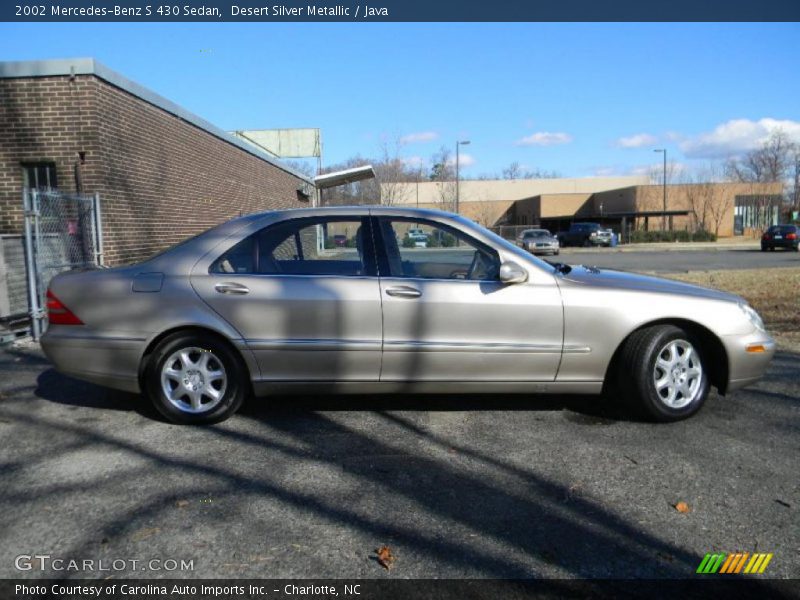 Desert Silver Metallic / Java 2002 Mercedes-Benz S 430 Sedan