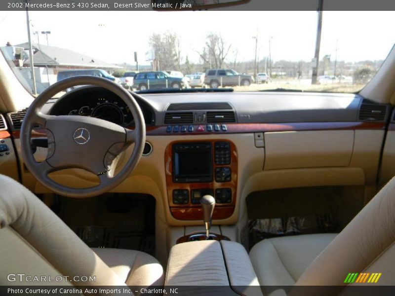 Desert Silver Metallic / Java 2002 Mercedes-Benz S 430 Sedan