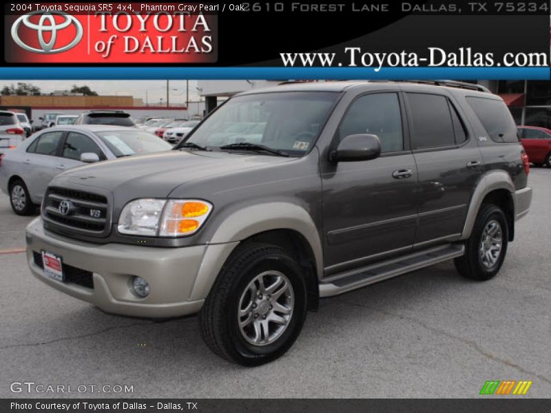 Phantom Gray Pearl / Oak 2004 Toyota Sequoia SR5 4x4