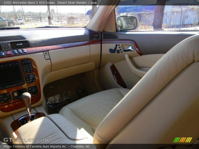 Desert Silver Metallic / Java 2002 Mercedes-Benz S 430 Sedan