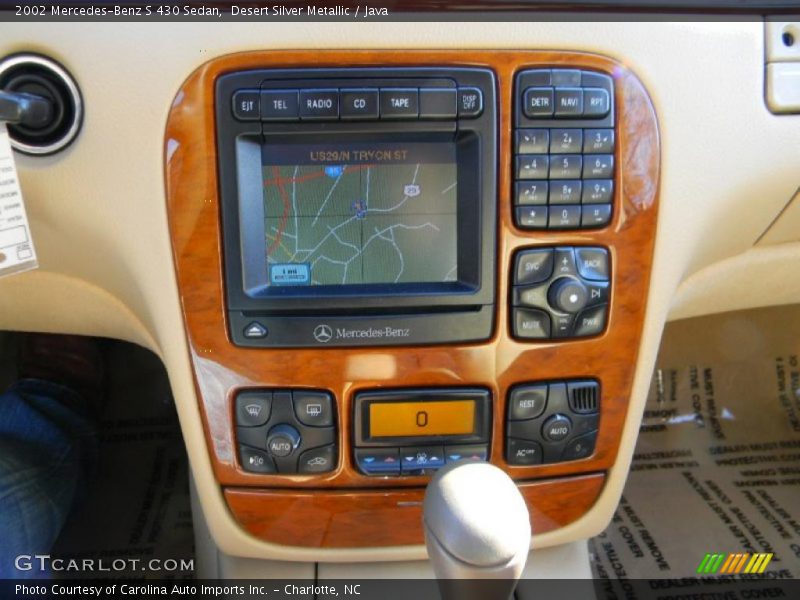Desert Silver Metallic / Java 2002 Mercedes-Benz S 430 Sedan