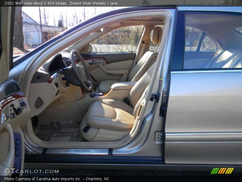 Desert Silver Metallic / Java 2002 Mercedes-Benz S 430 Sedan