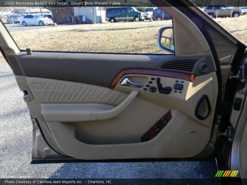 Desert Silver Metallic / Java 2002 Mercedes-Benz S 430 Sedan