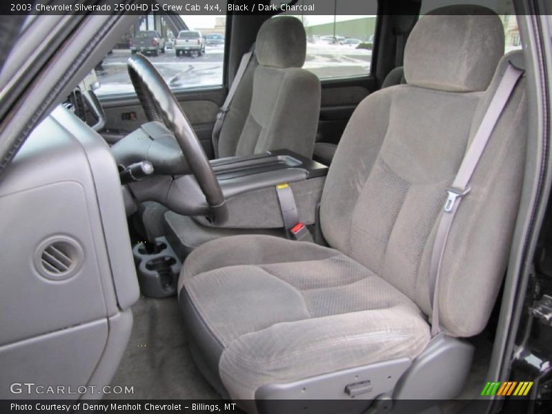 Black / Dark Charcoal 2003 Chevrolet Silverado 2500HD LS Crew Cab 4x4