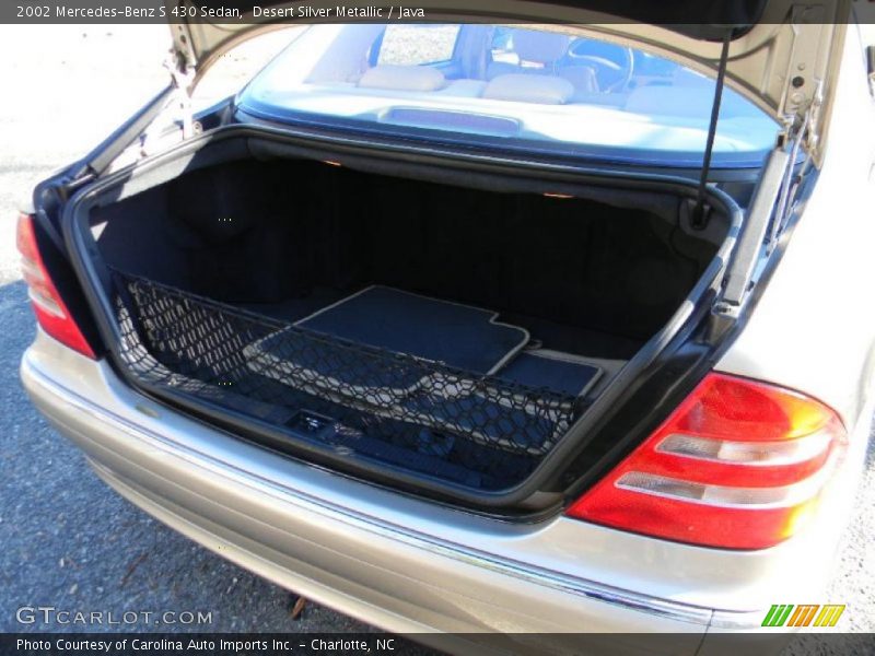 Desert Silver Metallic / Java 2002 Mercedes-Benz S 430 Sedan