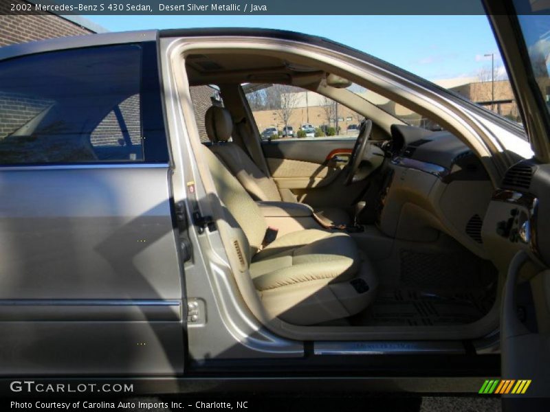 Desert Silver Metallic / Java 2002 Mercedes-Benz S 430 Sedan