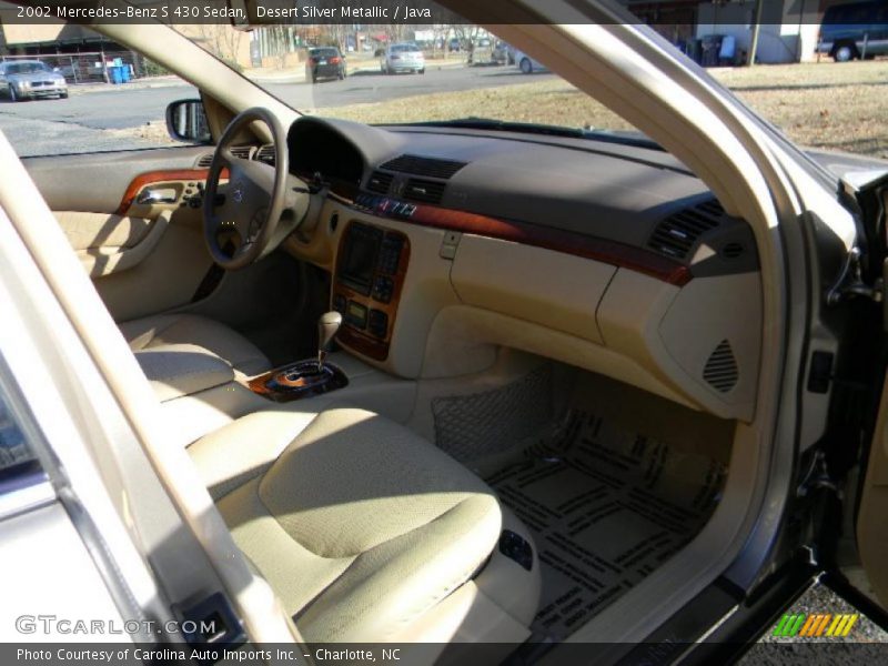 Desert Silver Metallic / Java 2002 Mercedes-Benz S 430 Sedan