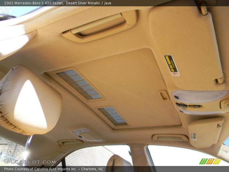 Desert Silver Metallic / Java 2002 Mercedes-Benz S 430 Sedan
