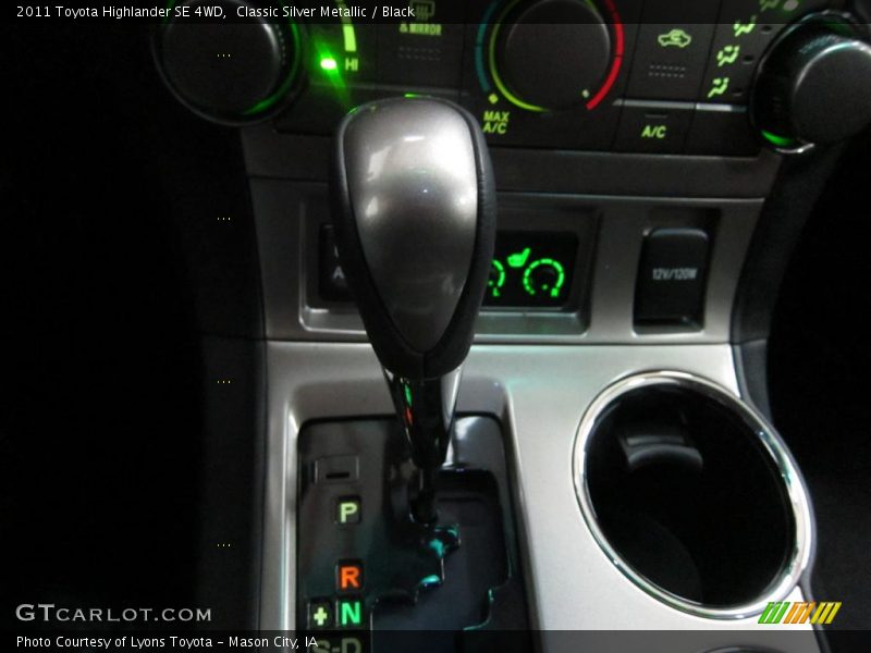  2011 Highlander SE 4WD 5 Speed ECT-i Automatic Shifter