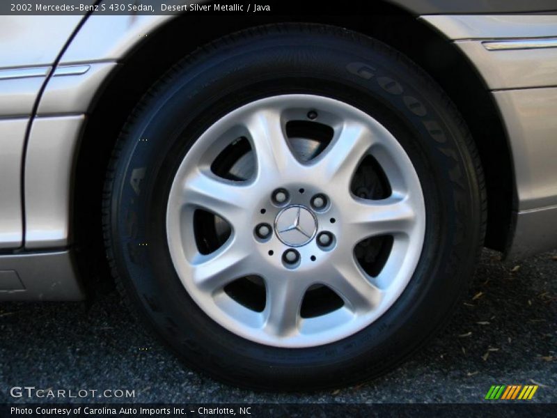 Desert Silver Metallic / Java 2002 Mercedes-Benz S 430 Sedan