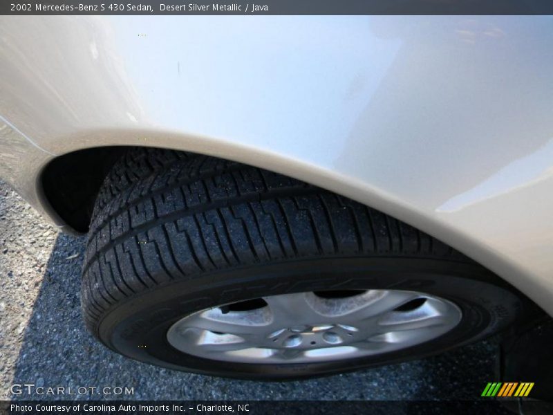 Desert Silver Metallic / Java 2002 Mercedes-Benz S 430 Sedan