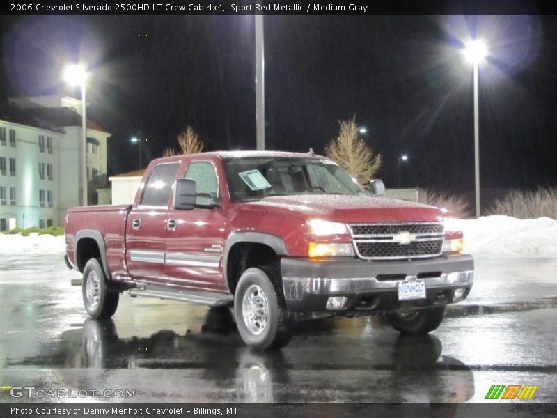 Sport Red Metallic / Medium Gray 2006 Chevrolet Silverado 2500HD LT Crew Cab 4x4