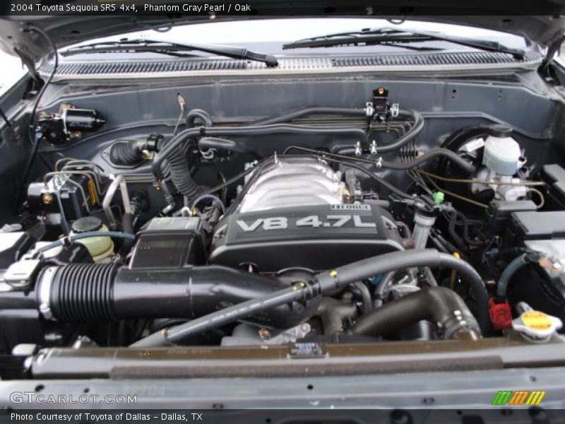 Phantom Gray Pearl / Oak 2004 Toyota Sequoia SR5 4x4