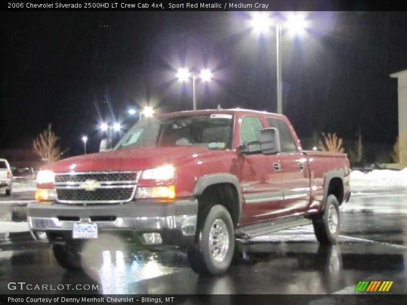 Sport Red Metallic / Medium Gray 2006 Chevrolet Silverado 2500HD LT Crew Cab 4x4