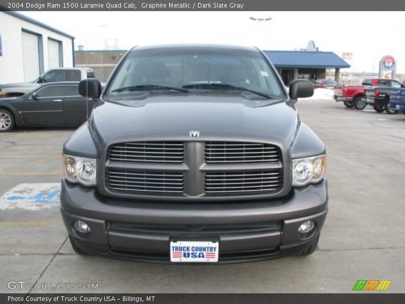 Graphite Metallic / Dark Slate Gray 2004 Dodge Ram 1500 Laramie Quad Cab