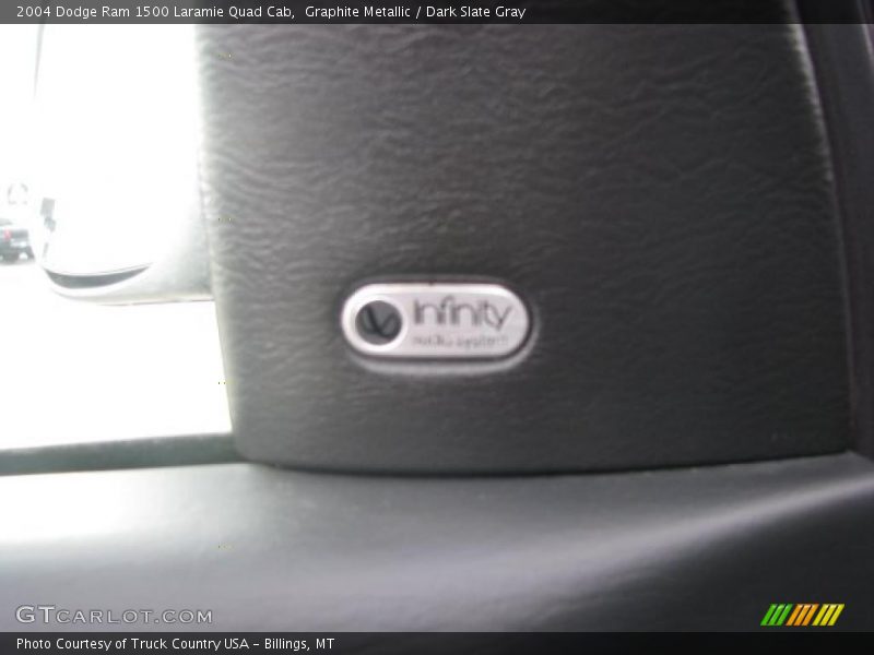 Graphite Metallic / Dark Slate Gray 2004 Dodge Ram 1500 Laramie Quad Cab