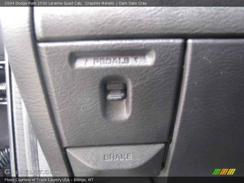 Graphite Metallic / Dark Slate Gray 2004 Dodge Ram 1500 Laramie Quad Cab