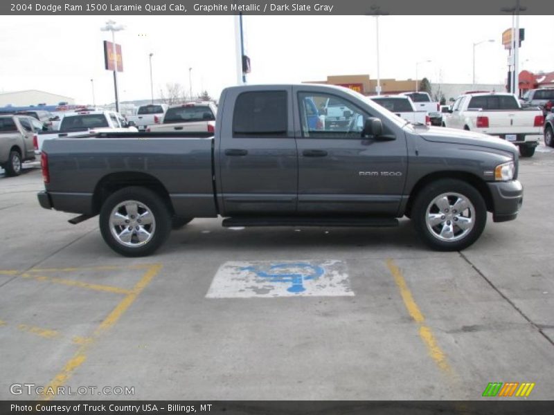 Graphite Metallic / Dark Slate Gray 2004 Dodge Ram 1500 Laramie Quad Cab