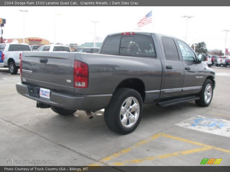 Graphite Metallic / Dark Slate Gray 2004 Dodge Ram 1500 Laramie Quad Cab