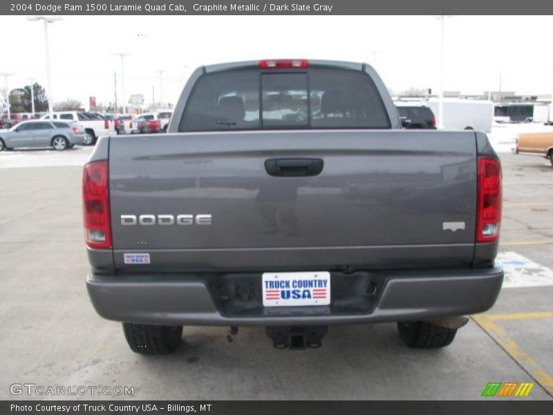 Graphite Metallic / Dark Slate Gray 2004 Dodge Ram 1500 Laramie Quad Cab