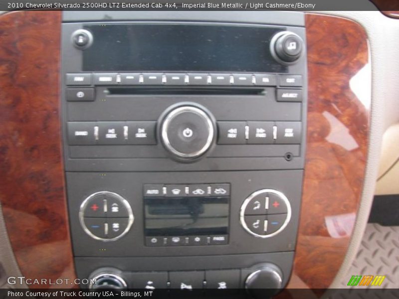 Imperial Blue Metallic / Light Cashmere/Ebony 2010 Chevrolet Silverado 2500HD LTZ Extended Cab 4x4