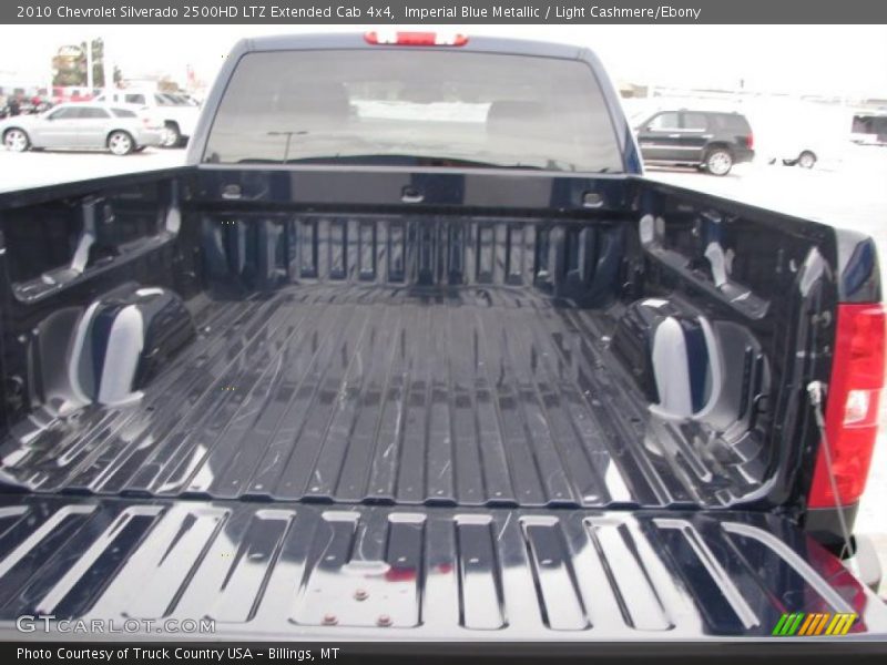 Imperial Blue Metallic / Light Cashmere/Ebony 2010 Chevrolet Silverado 2500HD LTZ Extended Cab 4x4