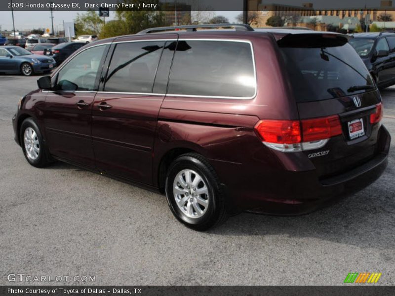Dark Cherry Pearl / Ivory 2008 Honda Odyssey EX