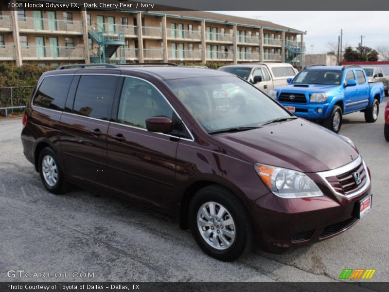 Dark Cherry Pearl / Ivory 2008 Honda Odyssey EX