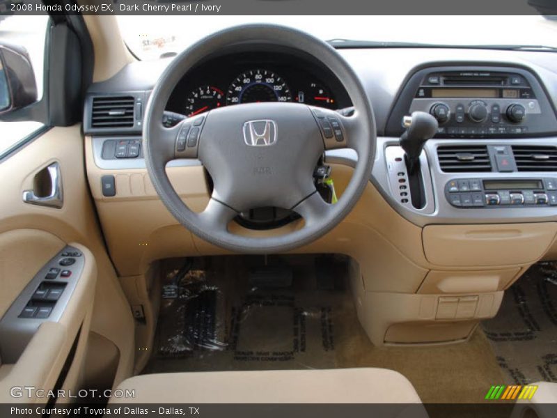 Dark Cherry Pearl / Ivory 2008 Honda Odyssey EX