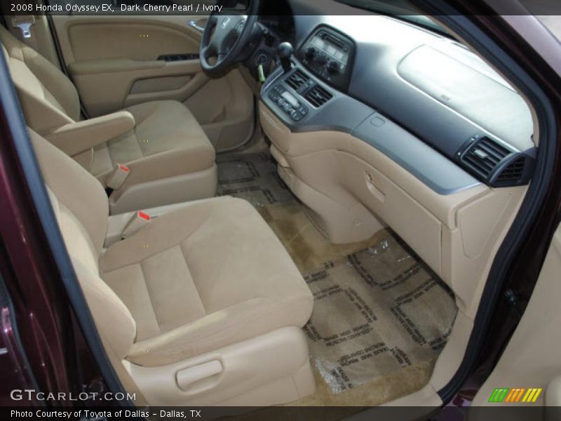 Dark Cherry Pearl / Ivory 2008 Honda Odyssey EX