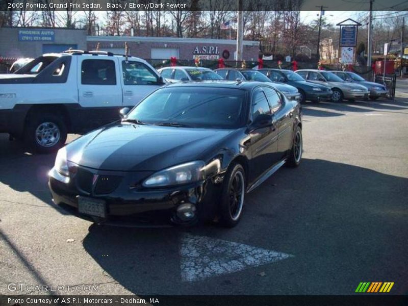 Black / Ebony/Dark Pewter 2005 Pontiac Grand Prix Sedan