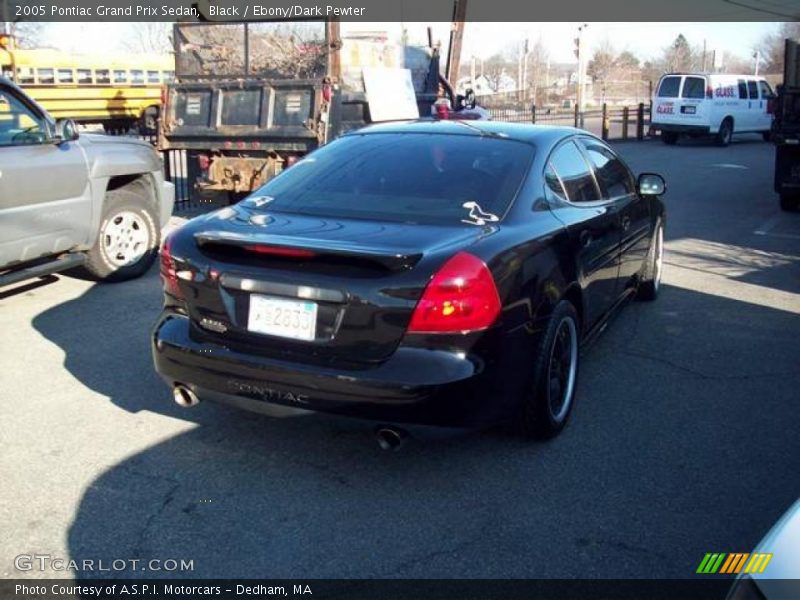 Black / Ebony/Dark Pewter 2005 Pontiac Grand Prix Sedan