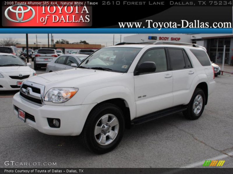 Natural White / Taupe 2008 Toyota 4Runner SR5 4x4