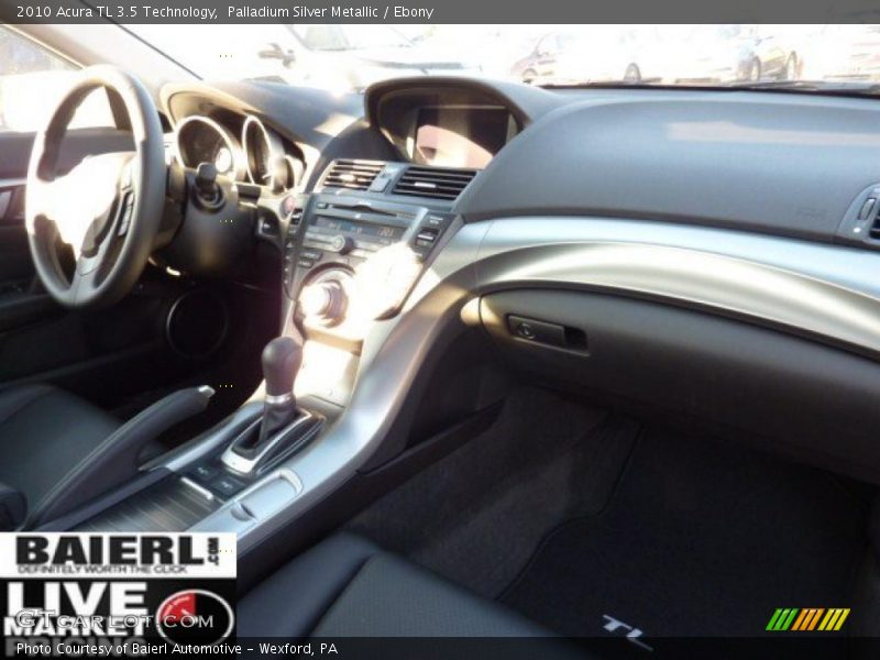 Palladium Silver Metallic / Ebony 2010 Acura TL 3.5 Technology