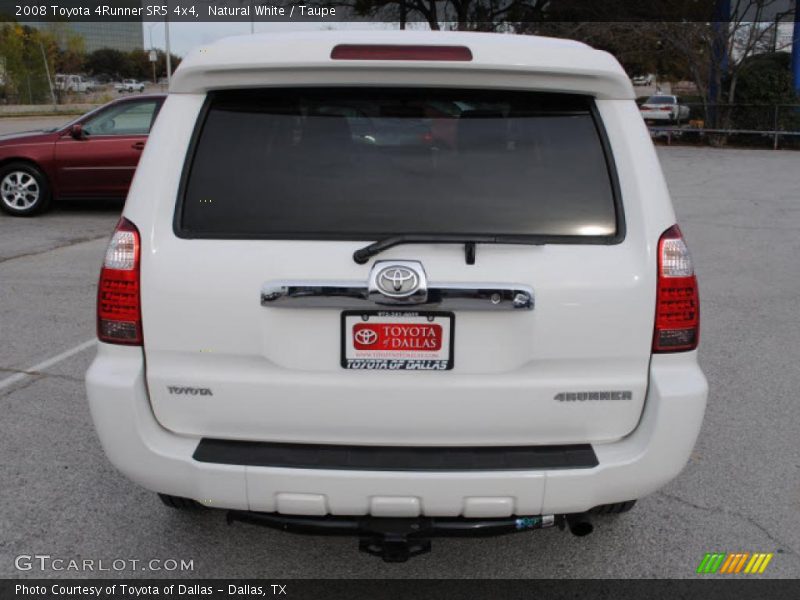 Natural White / Taupe 2008 Toyota 4Runner SR5 4x4