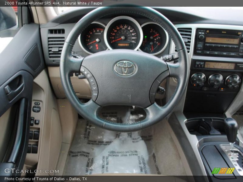 Natural White / Taupe 2008 Toyota 4Runner SR5 4x4