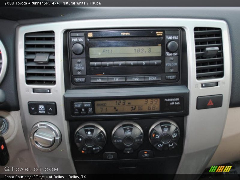 Natural White / Taupe 2008 Toyota 4Runner SR5 4x4