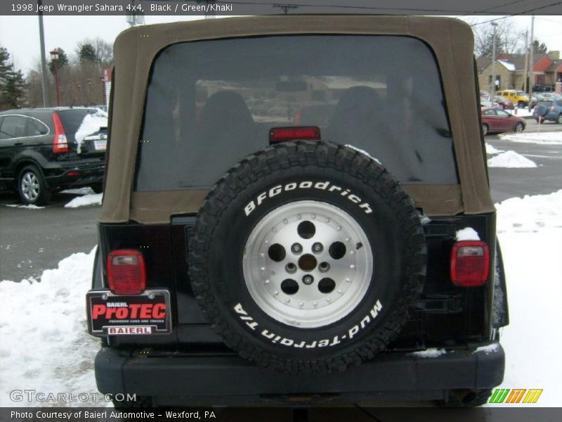 Black / Green/Khaki 1998 Jeep Wrangler Sahara 4x4