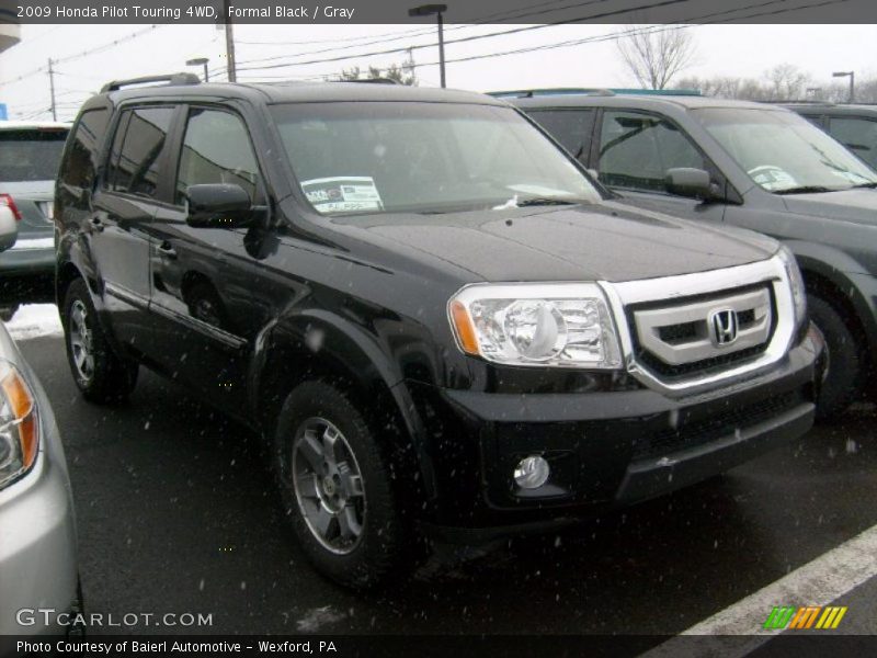 Formal Black / Gray 2009 Honda Pilot Touring 4WD